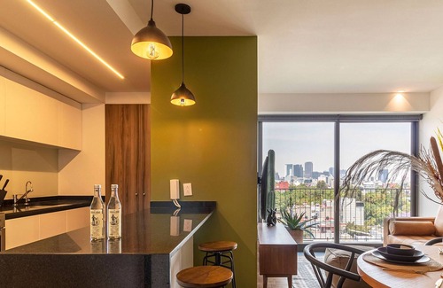 Hipodromo Condesa Apartment | Taman by Kukun Summar