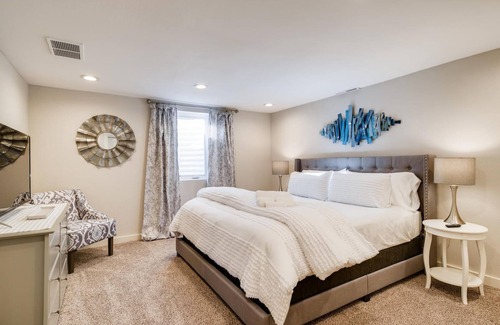 East Colorado Springs House | Tastefully Updated Central Springs Escape with Hot Tub, Pergola, and Fire Pit