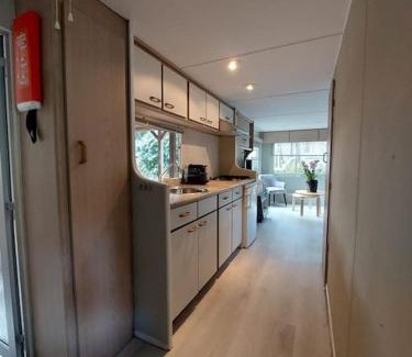 Bosgebied Hoenderloo Ski Chalet | Te Huur: leuke 4-persoons Stacaravan op top locatie!