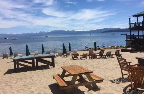 Tahoe Vista RV Rental | Tentrr Signature Site - Tahoe Vista Forest - Aspen Camp Site