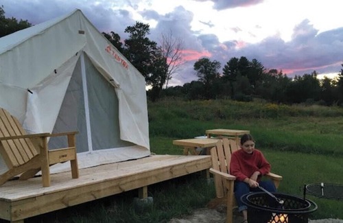 Bethel RV Rental | Tentrr Signature Site - Mist-ical Meadow at Village Edge