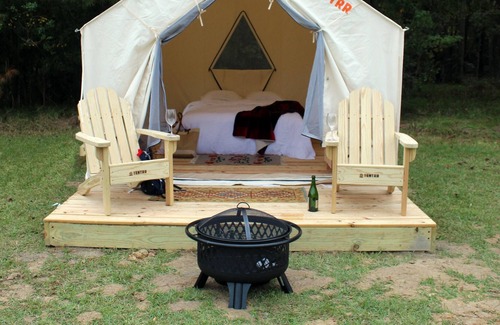 Mandeville RV Rental | Tentrr State Park Site - Louisiana Fontainebleau State Park - Teepee Field A - S