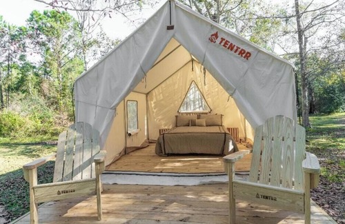 Bay St Louis RV Rental | Tentrr State Park Site - Mississippi Buccaneer State Park - Woodland A - Double