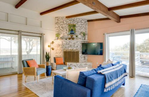 Canyon Lake House | Tequila Sunrise hot tub lake view firepit pool