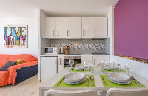 Morro Jable Apartment | terrace and ocean view, Wi-Fi, 6th floor
