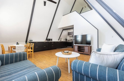 Colington Harbour House | The A-Frame. Canal front home in Colington Habour
