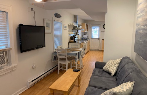North End Apartment | The beach is calling! Beach block 2BR unit with parking & beach tags.