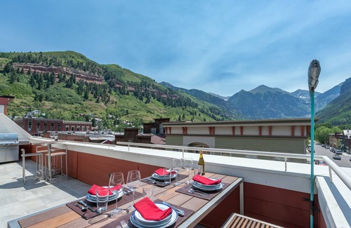 Telluride Condo | The Best Views in Telluride - 3 Bdr Penthouse with Private Wrap Around Deck and Hot Tub