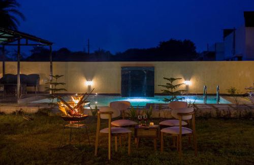 Dabok Villa | The Bliss Nestlewood 2-BHK Villa With Private Pool, Lush Garden & Poolside Gazebo