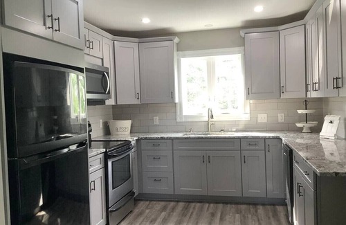 Fort Fairfield House | The Blue Gable Retreat-Direct Trail Access