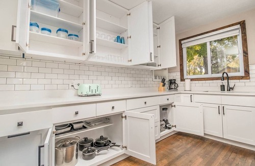 Michigan City House | The Brick Bungalow: Historic Charm & Modern Perks