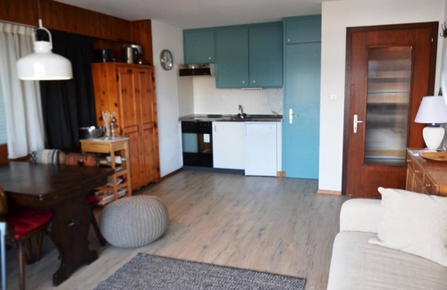 Vex Apartment | The building Le Belvedere is the first one entering Les Collons 1800. 900 meters from the ski-lift T