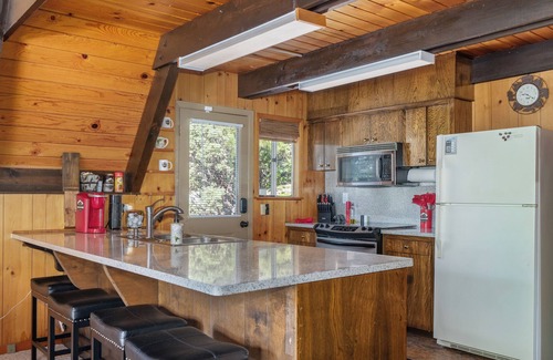 Arnold Cabin | The Cozy Cub: Air Conditioning, Dog Friendly, Pool Table, Private Lakes in BLS