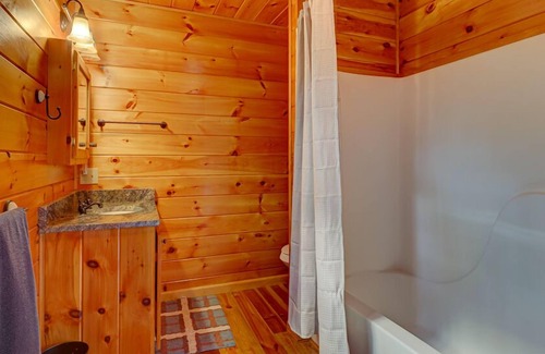 Mineral Bluff Cabin | The Dogwood Cabin - Mountain View | Screened Wrap Around Porch | Fire Pit