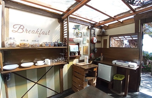 Villa de Mazo Apartment | The Glamping, studio tent with bathroom, extra kitchen room, terrace.