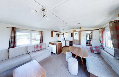 Aberystwyth House | The Gold Plus 2 caravan is 12ft wide with one double and one twin.
