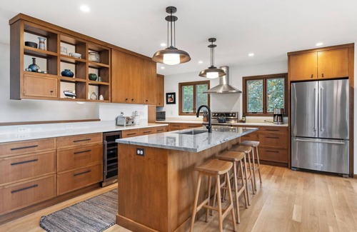 Harbor Springs House | The Hideout: Luxe Birchwood Escape w/Hot Tub