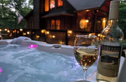 Ellijay Cabin | The Hideout: Resort Cabin w/Sauna, Hot Tub, Fire Pits, & Amenities Passes!