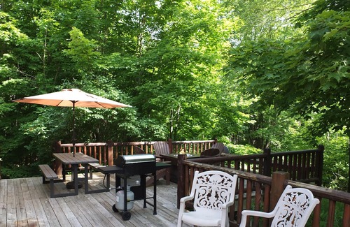 Beulah Cabin | The Hillside Hideaway at Crystal Lake - PRIVATE SPA AND SEASONAL LAKEVIEW!