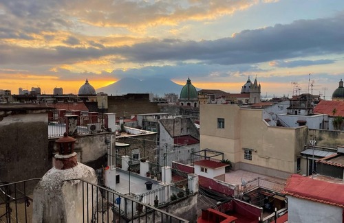 Naples City Centre Apartment | The Lemon Tree Terrace - surrounded by the biggest ancient city center worldwide