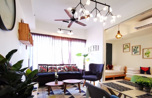 Downtown George Town Condo | The Loft Island Lodge@City Center~ family~复式风格海景公寓