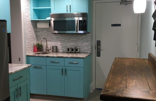 Myrtle Beach Condo | The Luv Shack- Oceanfront Romantic Couples Suite, Fireplace, Walk In shower