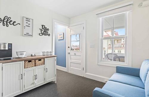 Ocean Grove House | The Melrose, 2C - Full Bed & Bath: Romantic Getaway, Steps from the Beach, Cozy