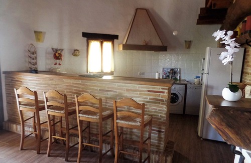 El Palmar House | The mill, comfortable round house with pool and artistic rock garden
