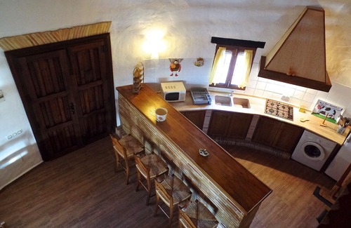 El Palmar House | The mill, comfortable round house with pool and artistic rock garden
