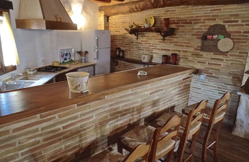 El Palmar House | The mill, comfortable round house with pool and artistic rock garden