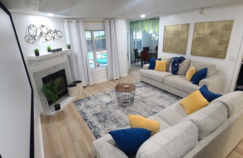 Columbus House | The Mini Golf Oasis king beds & Movie/Game room minutes to Fort Benning GA.