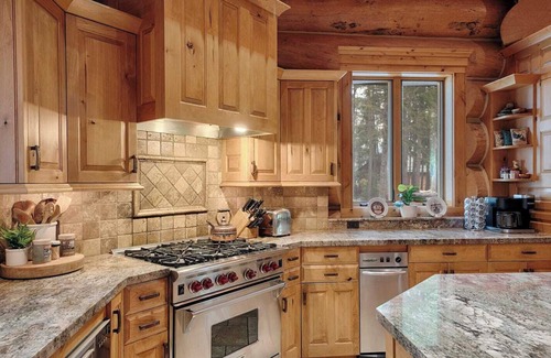 Marion House | The Montana Manor, Custom Log Estate Sleeping 14