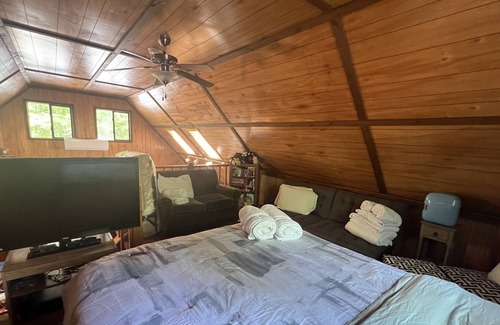 Lake Ariel Ski Chalet | The Palatzio Getaway! Cozy 2 bedroom with oversized Loft Chalet!