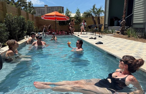 Biloxi House | The Pullman House #822 - Downtown Townhouse with Pool