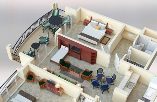 Zona Hotelera Villa | THE ROYAL SANDS, 2BR VILLA, CANCUN BEACH VACATION All-Inclusive optional