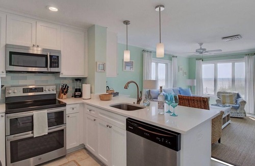 Isle of Palms Condo | The Sandcastle|104 F Port O Call | Walk Off Porch onto the Beach|All New|Oceanfront|Renovated|Per.