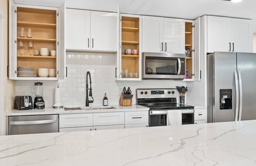 Cocoa Beach Apartment | The Shark Tank: Margaritaville, Steps to Beach, Shops & Downtown Cocoa Beach