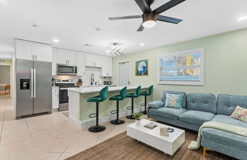 Cocoa Beach Apartment | The Shark Tank: Margaritaville, Steps to Beach, Shops & Downtown Cocoa Beach