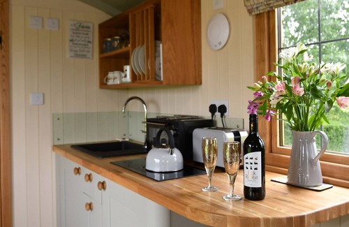 Llangynin Cottage | THE SHEPHERD'S HUT, romantic, country holiday cottage in St Clears