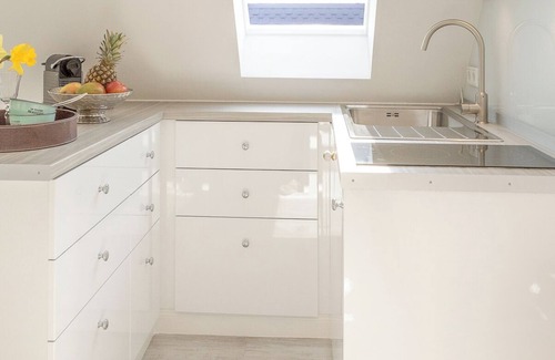 Tinnum Apartment | The Tessa apartment is located in the middle of the roof with its light-flooded