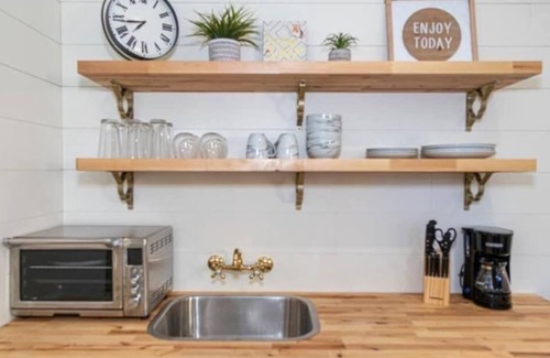 Columbus House | The Tiny Home and the Mansion! Bumblebee Comfort