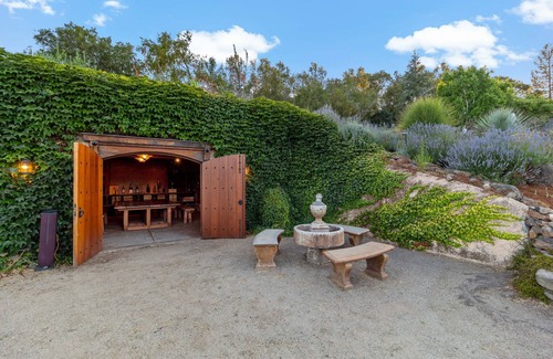 Glen Ellen House | The Vineyard Estate: 33 Acres, Private Vineyard + Wine Cave, Lake + Slide, Pool