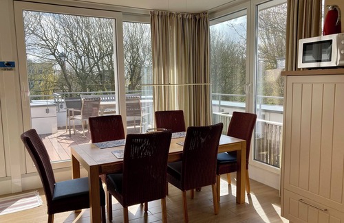 Wangerooge Apartment | This penthouse vacation apartment is in a central location on Wangerooge with