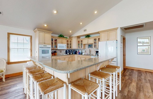 Hatteras House | Three-story beachfront home with private pool, hot tub, decks, & ocean views