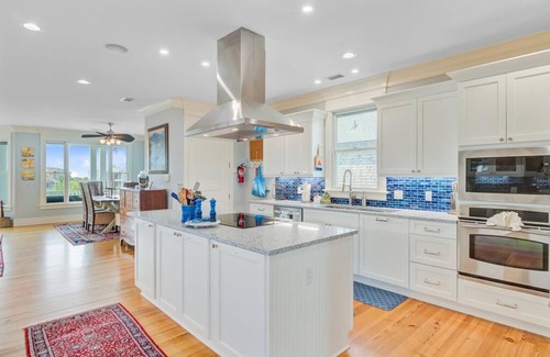 Isle of Palms House | Tide Time at 518 Carolina Boulevard|Private Pool|Ocean Views|Pet Friendly|Third Row|Ping Pong and.