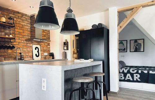 Wittduen Apartment | TIDE4 Amrum No. 3 - Tiny loft near the beach. Dogs welcome.
