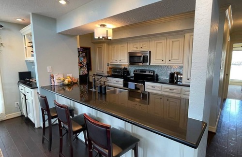 Galveston House | Tiki Paradise Water Front Home - 360° Oasis. Direct water access. Pet Friendly