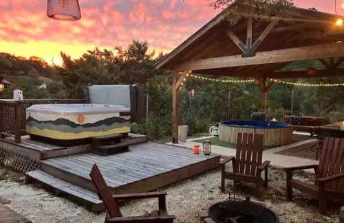 Lakehills Ski Chalet | Tiny Cabin w hot tub & pool surrounded by nature