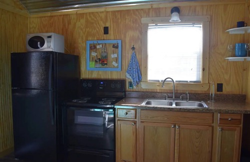 Evant Cabin | Tiny home hosted by D'Ann