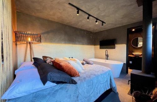 Vila Suica Apartment | Tiny House Grindelwald | Banheira + Lareira